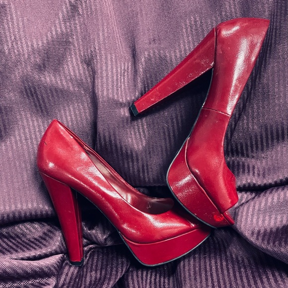 ➡️ !BOGO! ⬅️ CITY STREETS Open Toe Platform & Chunky Heel/ Used - Picture 9 of 9